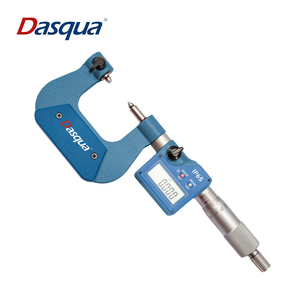 Dasqua 0-25mm 0.001 Graduation Non-rotating Spindle Type Digital Screw Thread <b>Micrometer</b> 4127-0005 Digital Screw Thread Micromet - Product Image 2