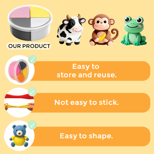 Hot Bán Hộp Duy Nhất Không Khí Khô Đất Sét Tự Làm Giáo Dục Đồ Chơi Cho Trẻ Em 12 Màu Sắc Handmade Động Vật Nhỏ - Product Image 2