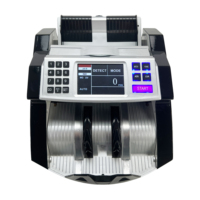 Machine de comptage d'argent 1008T Compteur UVMG USD EUR PKR Nombre Total Détecteur de billets de banque multi-devises
