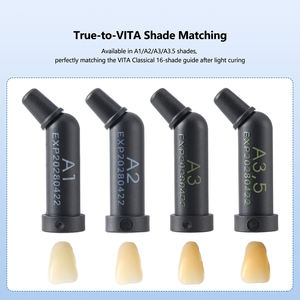 Résine <span class=keywords><strong>composite</strong></span> nano-céramique dentaire photopolymérisable en capsule, 0,3 g x 10, teinte A1/A2/A3/A3.5 - Product Image 2