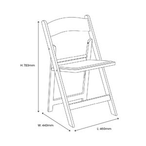 1000lb Weight Outdoor Lightweight Rental Party Foldable <b>Chairs</b> White <b>Plastic</b> Wedding Resin Folding <b>Chair</b> for Event - Product Image 5