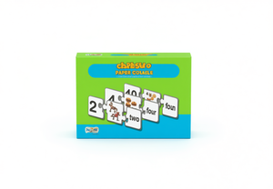 Rompecabezas de papel Chibtsuo, juguete educativo multicolor para niños de 2 a 3 años, aprendizaje de números y palabras - Product Image 1