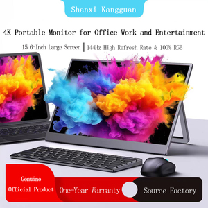 터치스크린 휴대용 4K 모니터-15.6 인치, PS5/스위치/노트북, 컴퓨터용 모바일 보조 디스플레이와 호환 가능 - Product Image 4