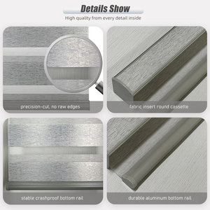 <span class=keywords><strong>Tende</strong></span> <span class=keywords><strong>a</strong></span> <span class=keywords><strong>Rullo</strong></span> Oscuranti Elettriche Motorizzate <span class=keywords><strong>Bianche</strong></span> e Nere Tipo Zebra - Product Image 5