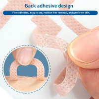 Autocollants pour ongles en forme de U, élastiques, beiges, pour les ongles incarnés |   Patchs orthopédiques ajustables sans colle pour manucure