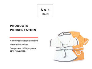 Fabricación de Albornoz de vacaciones para perros de secado rápido absorbente para perros y gatos camisón de Casa OEM/ODM Toalla de baño de secado rápido para <span class=keywords><strong>mascotas</strong></span> al por mayor - Product Image 6
