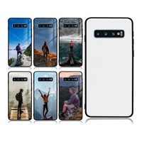 Funda para Teléfono Novelsub S10 Plus de Alta Calidad, Vidrio Templado 2D para Sublimación, Resistente a Impactos y Agua, Diseño de Lujo, 100% Compatible, Color Negro