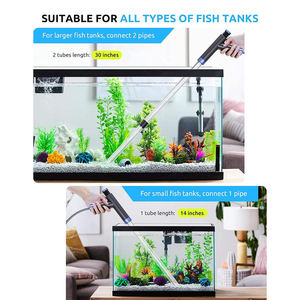 أحدث منتج منظف حصى قابل للتعديل لخزان الأسماك طقم مفرغ حصى يدوي لخزان نباتات الزينة - Product Image 4