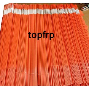5/16 ''por 4 'Naranja FRP Poste Fibra de vidrio Varilla Fibra de vidrio Estacas para quitanieves - Product Image 4