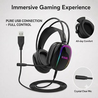 Casque de jeu professionnel Esports RGB ANC circum-auriculaire, étanche IP65, structure métallique