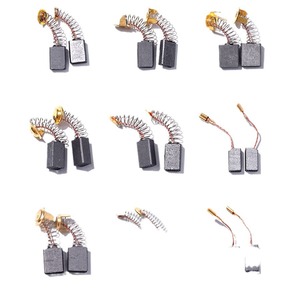 Kit de balais de rechange en carbone pour outils électriques : meuleuse d'angle, scie <span class=keywords><strong>circulaire</strong></span>, marteau perforateur, moteur électrique - Product Image 2