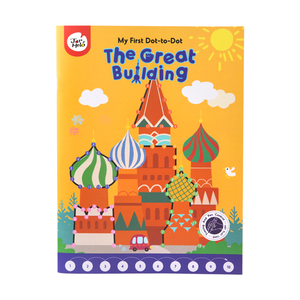 De los niños magia gran edificio pintura de papel de impresión de garabatos de punto-a-punto libro de <span class=keywords><strong>dibujo</strong></span> - Product Image 1