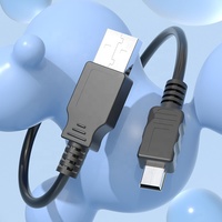 Cable USB 2.0 Personalizado de Macho a Mini B de 5 Pines para Transferencia de Datos y Carga Rápida para Impresoras, Cámaras y Dispositivos Móviles