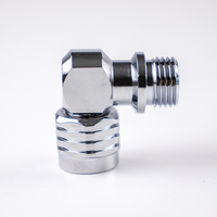 Adaptor Pengatur Scuba Diving 90 Derajat Adaptor Putar UNF untuk Regulator Selang LP