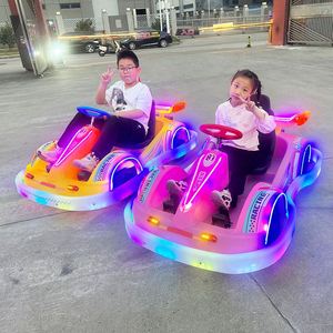 Nuevo Kart Luminoso con Control Remoto para Niños, Coche de Choque a Batería Operado con Monedas, Coche para Niños y Adultos para Parque de Atracciones - Product Image 2