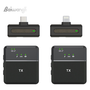 ไมโครโฟนไร้สายแบบหนีบปกเสื้อ SX8 พร้อมแผ่นกันลม ไมค์พกพาขนาดเล็กสำหรับบันทึกเสียง ไมโครโฟนแบบหนีบปกเสื้อขนาดเล็กสำหรับพอดแคสต์ ไลฟ์สตรีมมิ่ง และวิดีโอบล็อก - Product Image 4