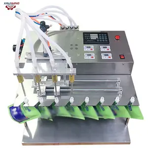 Semi-Automatic Liquid Filling Machine high-Temperature Quantitative for filling Soybean Milk Juice Coffee Tea Oil Packaging