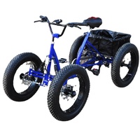 Quadricycle tout-terrain 2026, dernier modèle, 4 roues, 7 vitesses, pneus larges, pédales, vélo à quatre roues