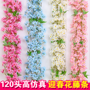 ดอกซากุระประดิษฐ์แบบไหม ตกแต่งบ้าน น้ำหนักเบา ของตกแต่งวันเกิด - Product Image 3