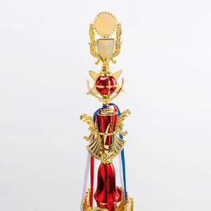 Piala Trofi Plastik Besar Custom Produsen <span class=keywords><strong>3</strong></span> Tingkat 4 Tiang Penghargaan untuk Liga Juara SZ20 - Product Image 2