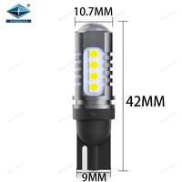 LED 194 T10 pour feux de tableau de bord intérieur de voiture Led Auto Side Indicator Lamp Outside License Plate Light