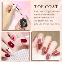 Vernis Gel UV en Gros pour Nail Art, Longue Durée, SANS HEMA, Base et Top Coat