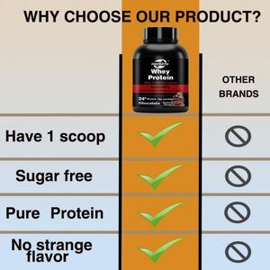Ventes chaudes OEM / ODM, poudre de protéines de lactosérum personnalisée (saveur chocolat) pour adultes, non destinée aux adolescents, aux enfants ou aux femmes enceintes - Product Image 5