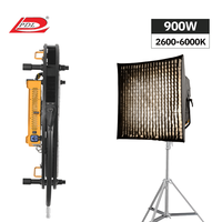 Lumière LED de photographie PDL 900W, température de couleur réglable 2600-6000K, télécommande, éclairage continu haute puissance pour