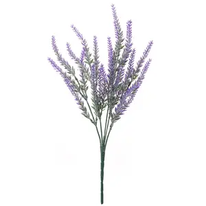 Hochwertige 5-gabel-blumen-kunststoffblumen im topf künstliche lavenderblumen künstliche blumen großhandel