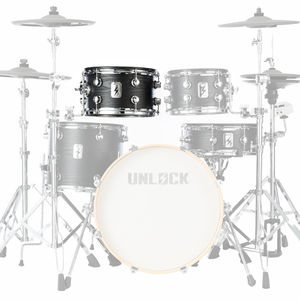 Tom2 12 polegadas tambor preto de alta qualidade borracha percussão instrumento com timbre diverso exclusivo desbloqueado - Product Image 1