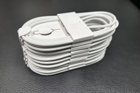Câble de charge rapide USB-C tressé en nylon 60W pour iPhone iPad IP16 Blanc
