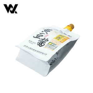 Emballage personnalisé imprimé de qualité alimentaire pour sauces liquides (<span class=keywords><strong>ketchup</strong></span>, tomate, béarnaise, pâte de soja) en pochette souple avec bec verseur et rechargeable - Product Image 4