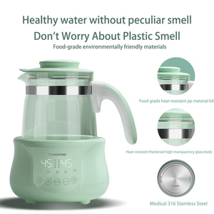 Calentador de <span class=keywords><strong>Biberones</strong></span> Eléctrico con Pantalla LCD y Vidrio Inteligente, Temperatura Constante, <span class=keywords><strong>para</strong></span> Niños, con Sensor de Temperatura del Agua - Product Image 4