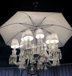 Marie Coquine Luxurious s Crystal LED Lámpara colgante Paraguas Araña Luz suspendida Hogar Cafetería <span class=keywords><strong>Tienda</strong></span> <span class=keywords><strong>de</strong></span> ropa - Product Image 5