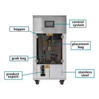 Machine d'emballage automatique de sachets verticaux de petite taille pour le remplissage, le lavage, les épices, le lait, le piment, le thé en sachet, la poudre, les capsules de café
