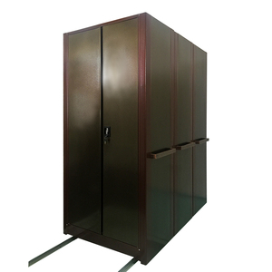 Meubles de bureau industriels et commerciaux, rayonnage de stockage intelligent en acier avec portes verrouillables et espace compact - Product Image 2