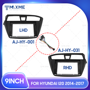 Best Seller vendita calda per 2014-2017 <span class=keywords><strong>Hyundai</strong></span> I-20 9 pollici autoradio telaio accessorio testa del veicolo gruppo opaco telaio nero - Product Image 2