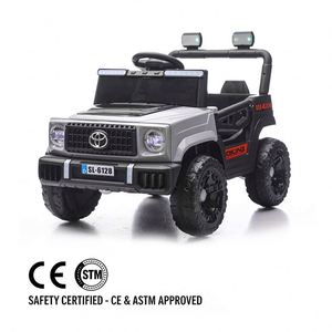 รถยนต์ไฟฟ้าสำหรับเด็ก TOYSRUNNER มอเตอร์คู่ แบตเตอรี่ 6V4 เครื่องเล่น MP3 พวงมาลัยบังคับวิทยุ ของเล่นขี่ได้สำหรับเด็กอายุ 2-4 ปี - Product Image 3