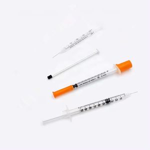 Jeringa de <span class=keywords><strong>Insulina</strong></span> Estéril de Calibre 32 con Aguja Ultrafina Fija U-40/U-100 0.3ml 0.5ml 1ml Apta <span class=keywords><strong>para</strong></span> Animales - Product Image 4