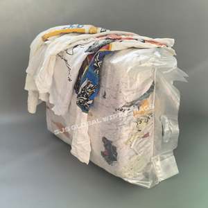 Chiffons de nettoyage en coton blanc imprimés pour équipement industriel, à pouvoir d'essuyage exceptionnel - Product Image 1