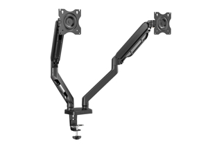Dubbele Verstelbare Monitorarm Voor 10-27 Inch Monitoren Multi <span class=keywords><strong>Monitor</strong></span> Mount Arm Met Standaard Voor Schermhouder - Product Image 4
