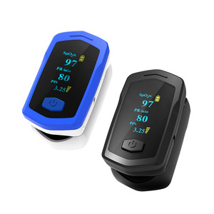 Oxymètre de pouls à clipser sur le doigt avec mesure de <span class=keywords><strong>la</strong></span> fréquence cardiaque et moniteur de <span class=keywords><strong>saturation</strong></span> en oxygène du sang, alimenté par batterie au lithium - Product Image 1