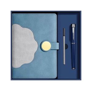 Best Selling 3-in-1 A5 <b>Leather</b> Deluxe <b>Notebook</b> Journal Gift Set Custom Factory New Product Includes Gift Box Pen <b>Refill</b> - Product Image 4