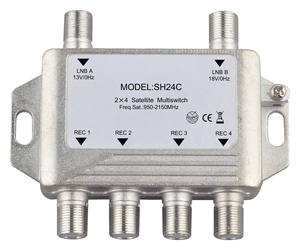 SH34C 3 ingressi <span class=keywords><strong>TV</strong></span> satellitari IF e 1 terrestre per 4 accessori <span class=keywords><strong>TV</strong></span> ricevitore satellitare - Product Image 5