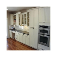 Armoire de cuisine, armoire de cuisine style Shaker, finition brillante, matériau MDF, facile à nettoyer, vente directe d'usine, intérieur