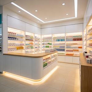 Vitrina de Medicamentos con Cerradura y Estantes de Exhibición con Maqueta 3D para Clínica o Tienda - Product Image 6