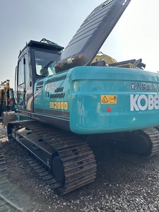 รถขุดตีนตะขาบ Kobelco SK200D มือสอง สภาพดี น้ำหนัก 20 ตัน อุปกรณ์ก่อสร้างไฮดรอลิกมือสอง มีสินค้าในสต็อกสำหรับงานก่อสร้าง - Product Image 1