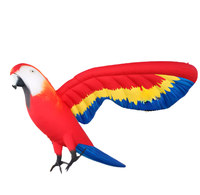Ballon publicitaire gonflable volant en forme de phénix, perroquet, oiseau, résistant à l'eau, résistant au soleil, durable, taille personnalisée