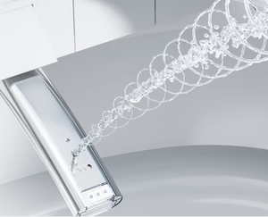Inodoro Inteligente Moderno de Una Pieza con Bidé Electrónico y Descarga Automática, Instalación en el Suelo para Baños de Hotel - Product Image 5