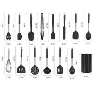 أواني طهي من السيليكون غير لاصقة مع حامل من الفولاذ المقاوم للصدأ - Product Image 6